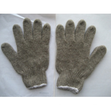 Gant d&#39;hiver en laine gris tricoté 7g -2302